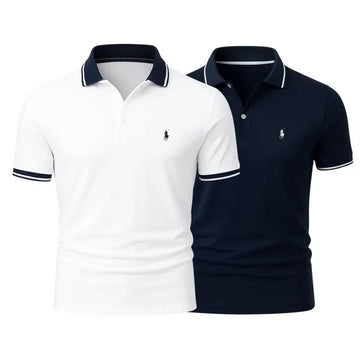 [BUY 1 GET 2] Premiere Polo Shirt Kit – Professional Line (2-Pack) + Free Premium Wristwatch
